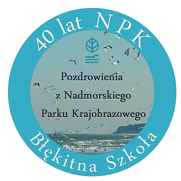 Grafika "Pozdrowienia z Nadmorskiego Parku Krajobrazowego"