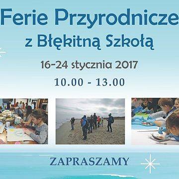 Grafika Ferie Przyrodnicze z Błękitną Szkołą