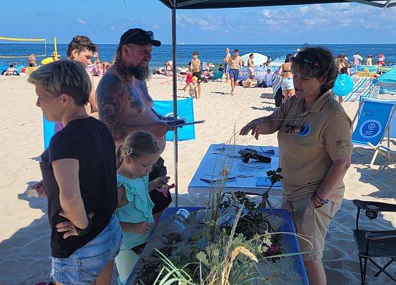 We wtorki mieliśmy Piknik na plaży: "Co w piasku piszczy w Nadmorskim Parku Krajobrazowym",