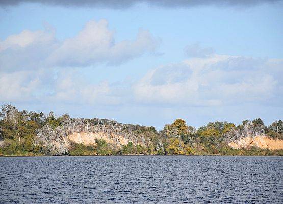 Widok na  Klif Swarzewski od strony Zatoki