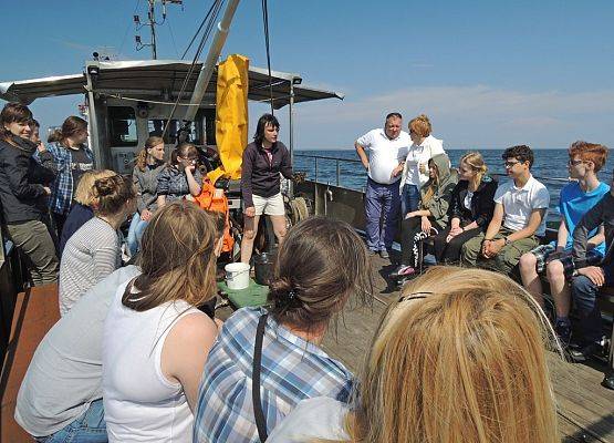 Rejs kutrem badawczym po wodach Zatoki Puckiej - nagroda dla finalistów